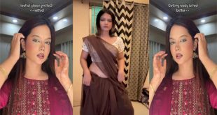 Beautiful Babe Showing – With Clear Talking