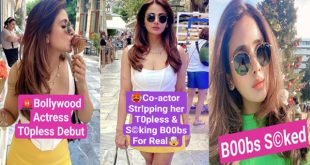 Famous Bollywood Actress Most Exclusive Nude – Debut Co Actor Stripping her Topless Boobs For Real
