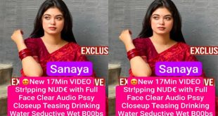 Sanaya Super Seductive New 17Min Premium Live – Stripping Nude with Full Face