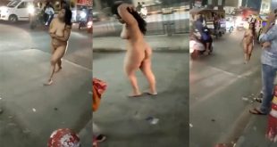 Busty Babe Public Dare Walking On The Streets Completely Nude Viral